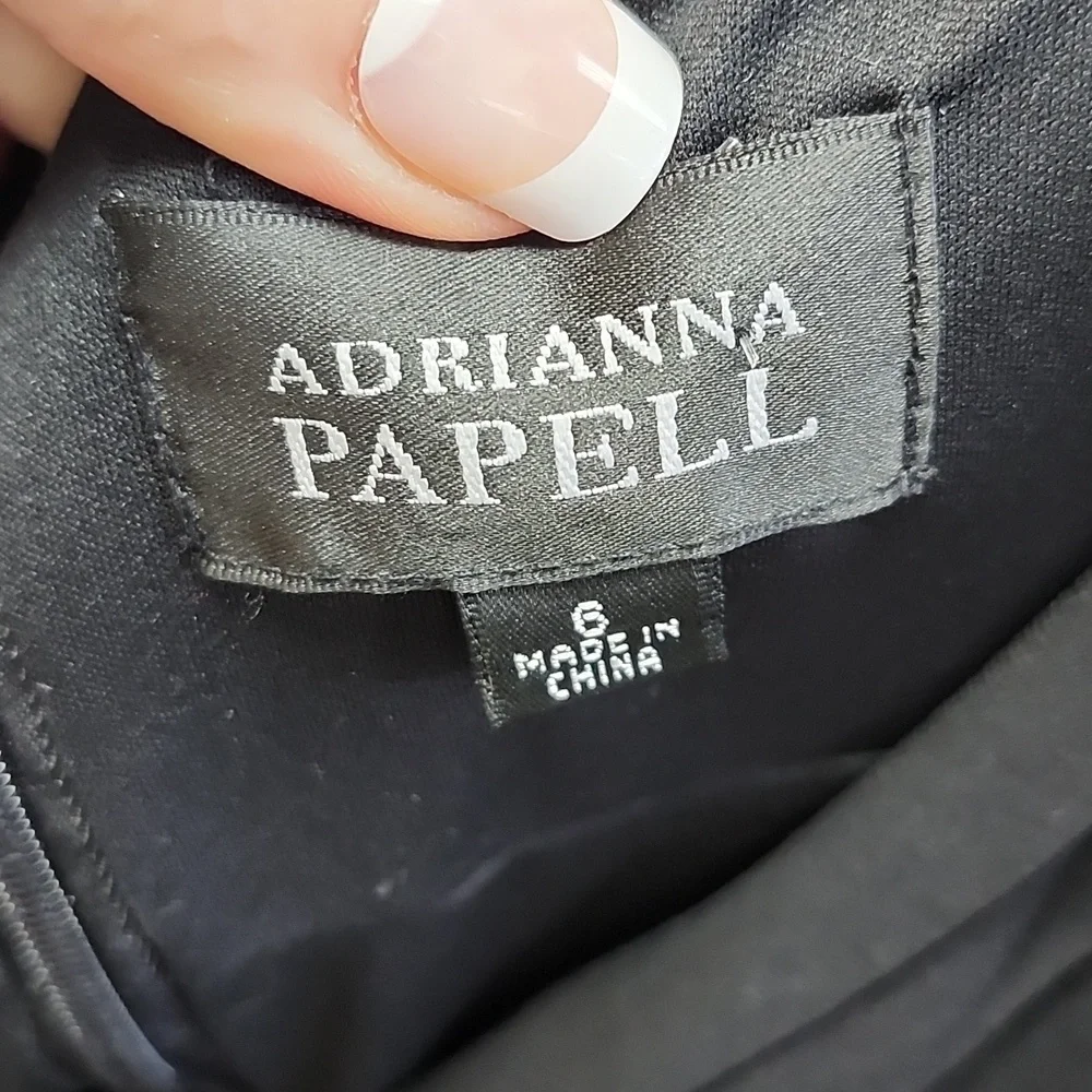 Adrianna Papell Black Lace Dress - Picture 5 of 8